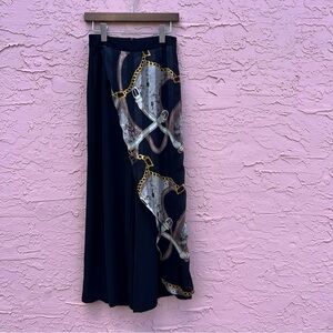 Mi Lan Fashion Western Equestrian Trousers Pants Black Rodeo High Waist Wide Leg